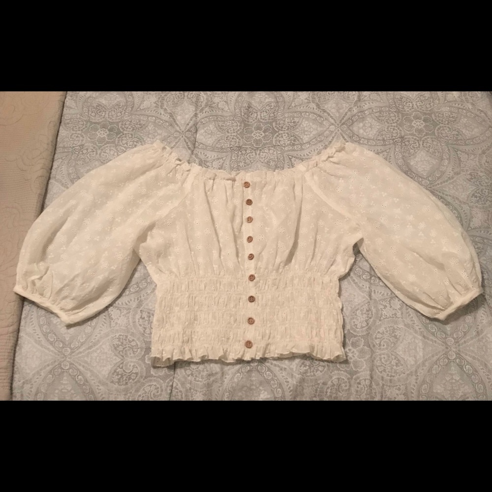 Pack A Picnic Cotton Eyelet Top
